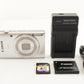 Canon IXY 200 Silver with 4GB SDHC Card Compact Digital Camera from Japan #0841