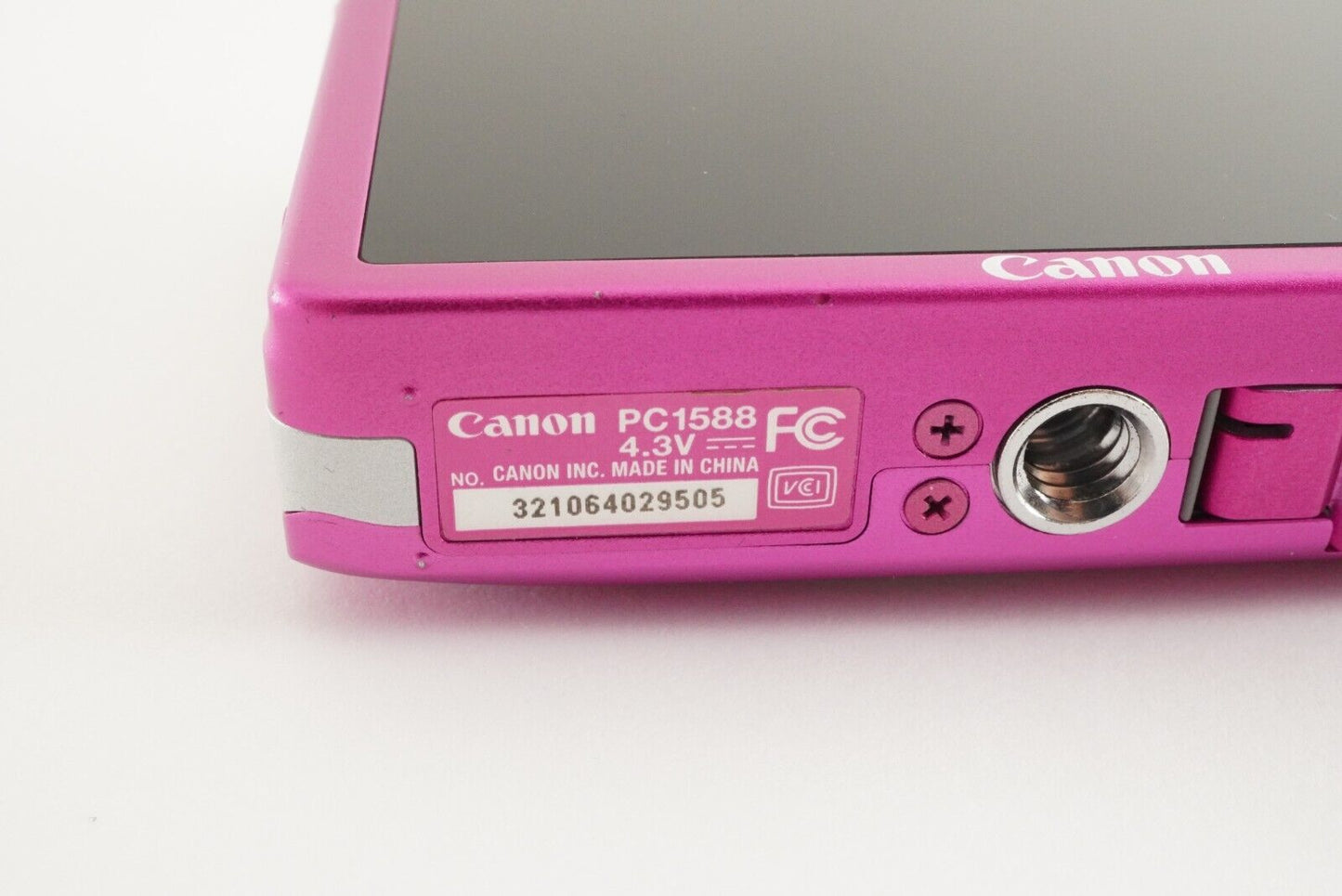 Canon IXY 210F Pink With 4GB SDHC Card Compact Digital Camera from Japan #0832