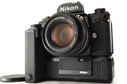 Nikon FA Black + MD-15 + Ai NIKKOR 50mm F1.4 SLR Film Camera from Japan #0642