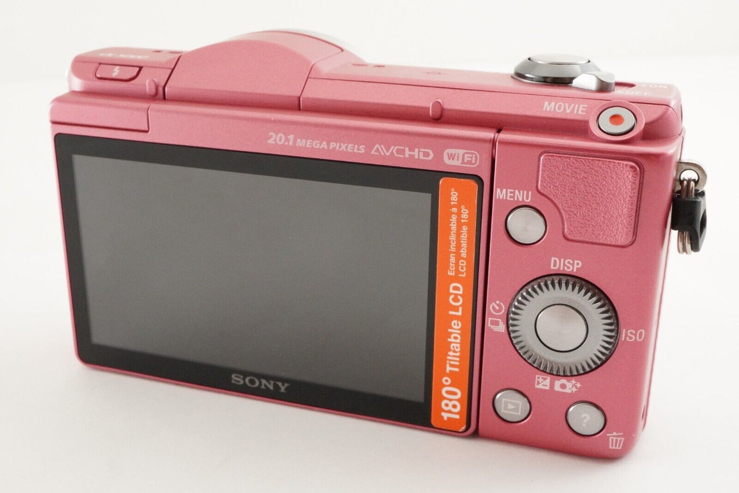 [S/C: 2,700] SONY Alpha a5000 ILCE-5000 Pink + E PZ 16-50mm from Japan #9770