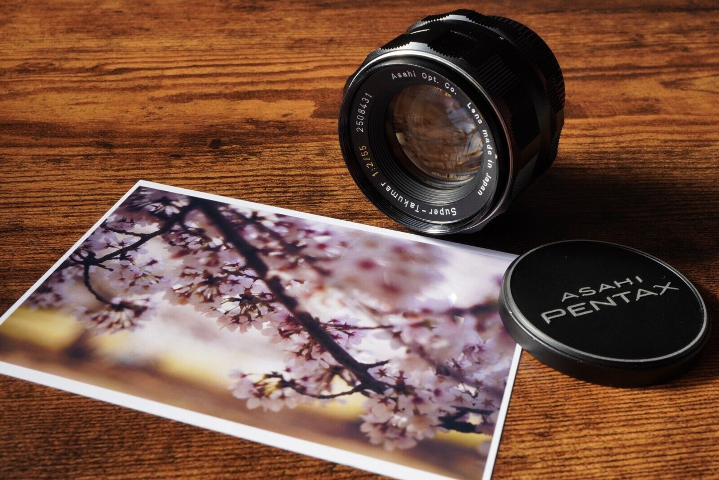 PENTAX Super-Takumar 55mm F2 & Lens Food & Filter Photo tested! From Japan #8132