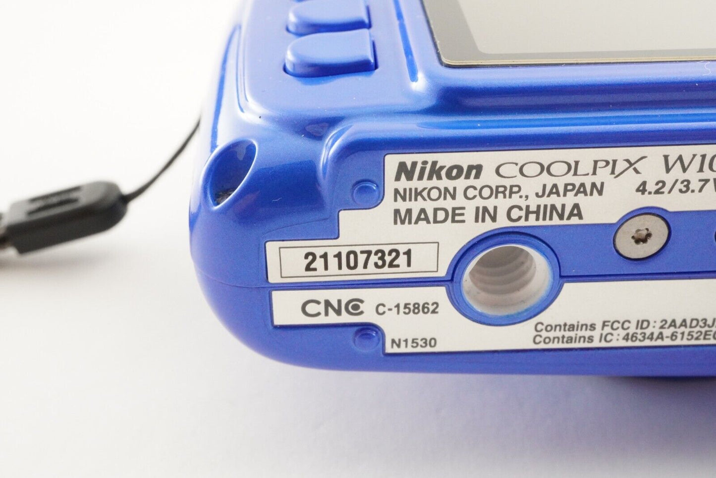 Nikon COOLPIX W100 Blue In Box With 4GB SDHC Card Digital Camera from Japan#1634