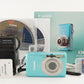 Canon IXY DIGITAL 110 IS Blue In Box With 4GB SDHC Card from Japan #1561