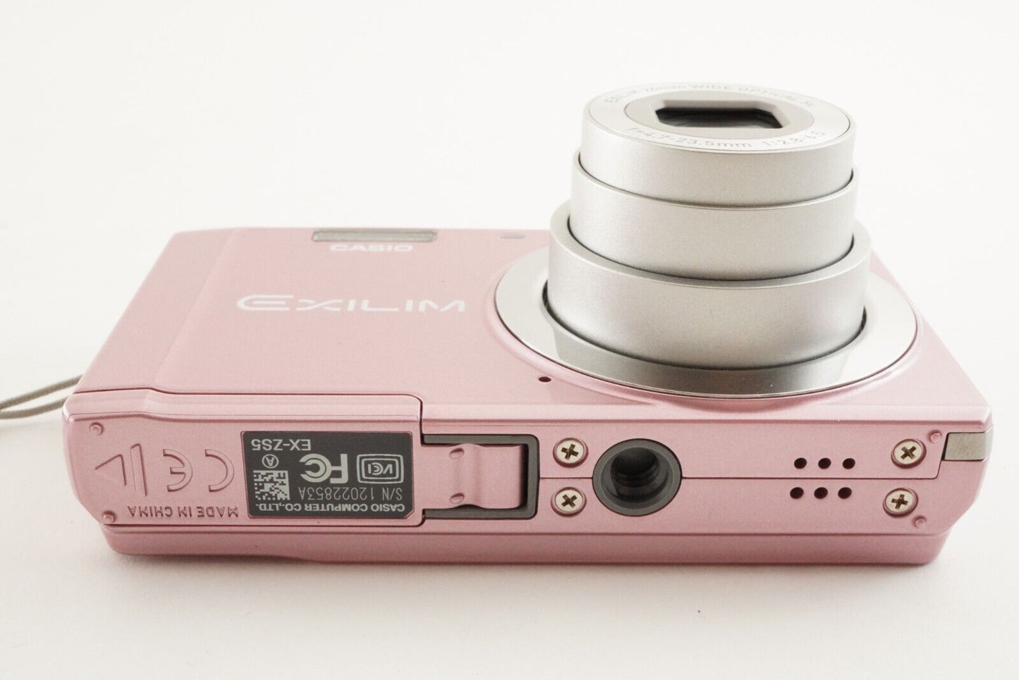 CASIO EX-ZS5 Pink With 4GB SDHC Card Compact Digital Camera from Japan #1545