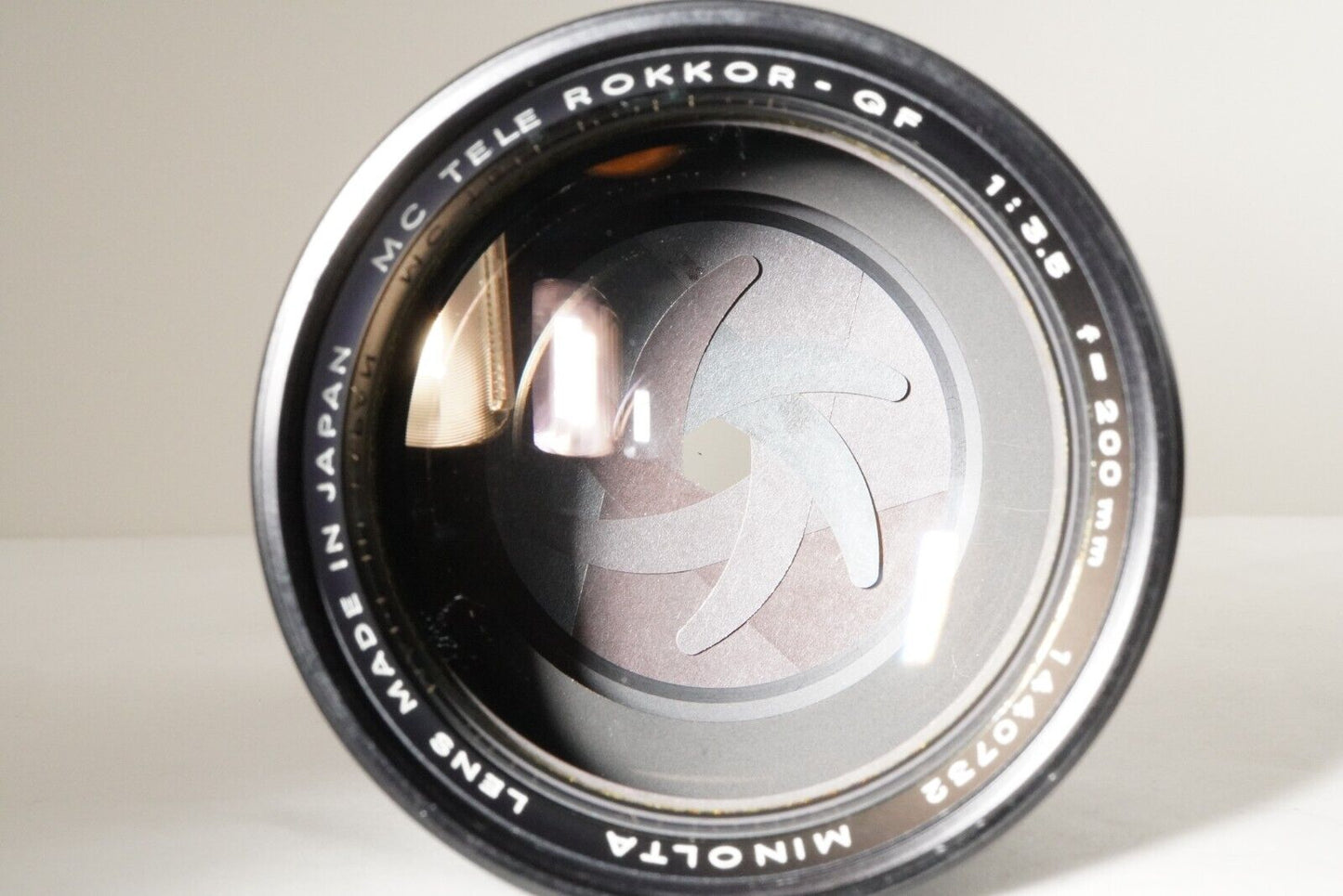 MINOLTA MC ROKKOR-PG 50mm F1.4 + TELE ROKKOR-QD 135mm + 200mm from Japan #9736