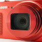 Canon PowerShot SX610 HS Red With 4GB SDHC Card Digital Camera from Japan #1645