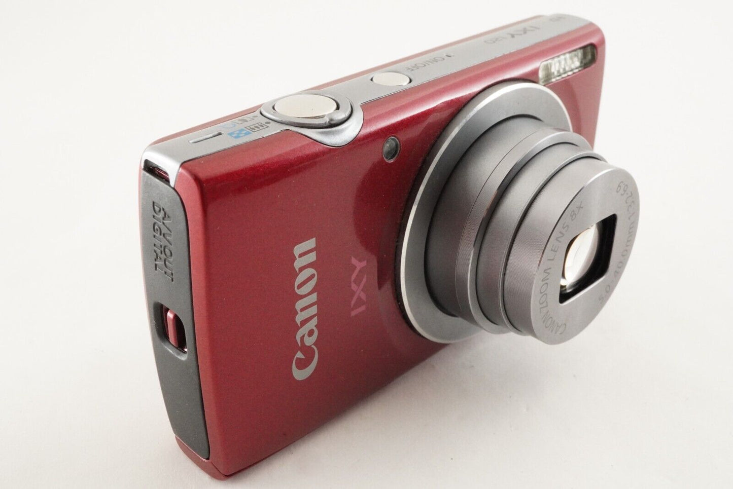 Canon IXY 120 Red With 4GB SDHC Card Digital Camera from Japan #9518