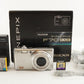 FUJIFILM FinePix F70 EXR Silver In Box With 4GB SDHC Card from Japan #1466