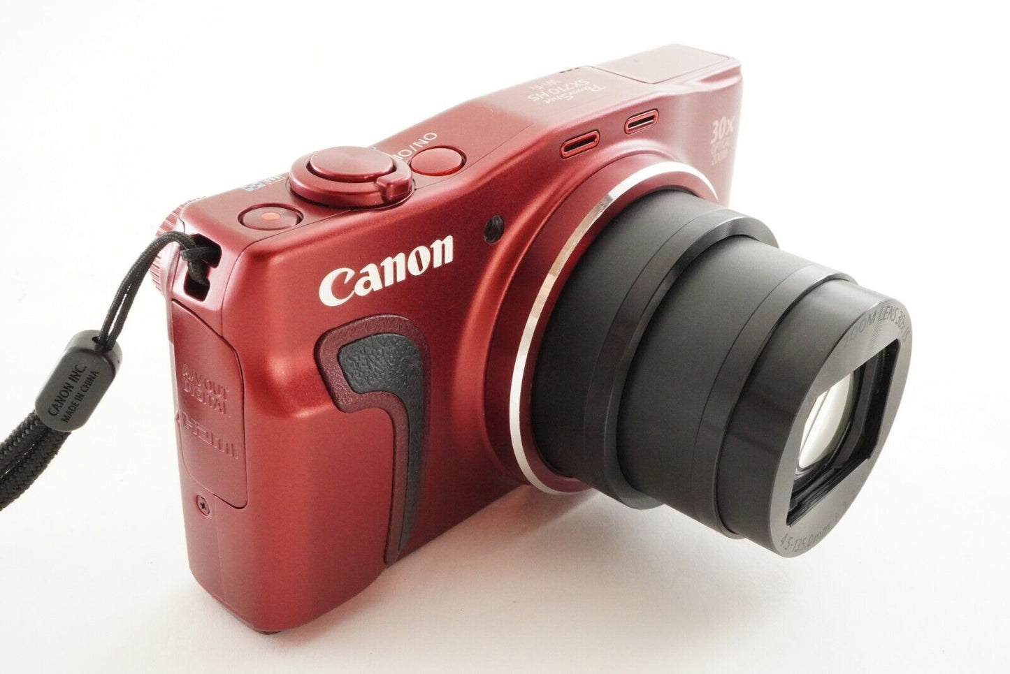 Canon PowerShot SX710 HS Red With 4GB SDHC Card Digital Camera from Japan #1458