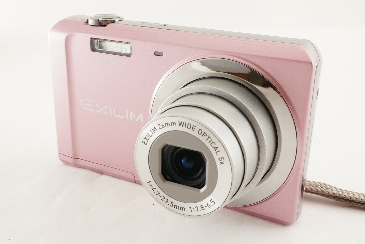 CASIO EX-ZS5 Pink With 4GB SDHC Card Compact Digital Camera from Japan #1545