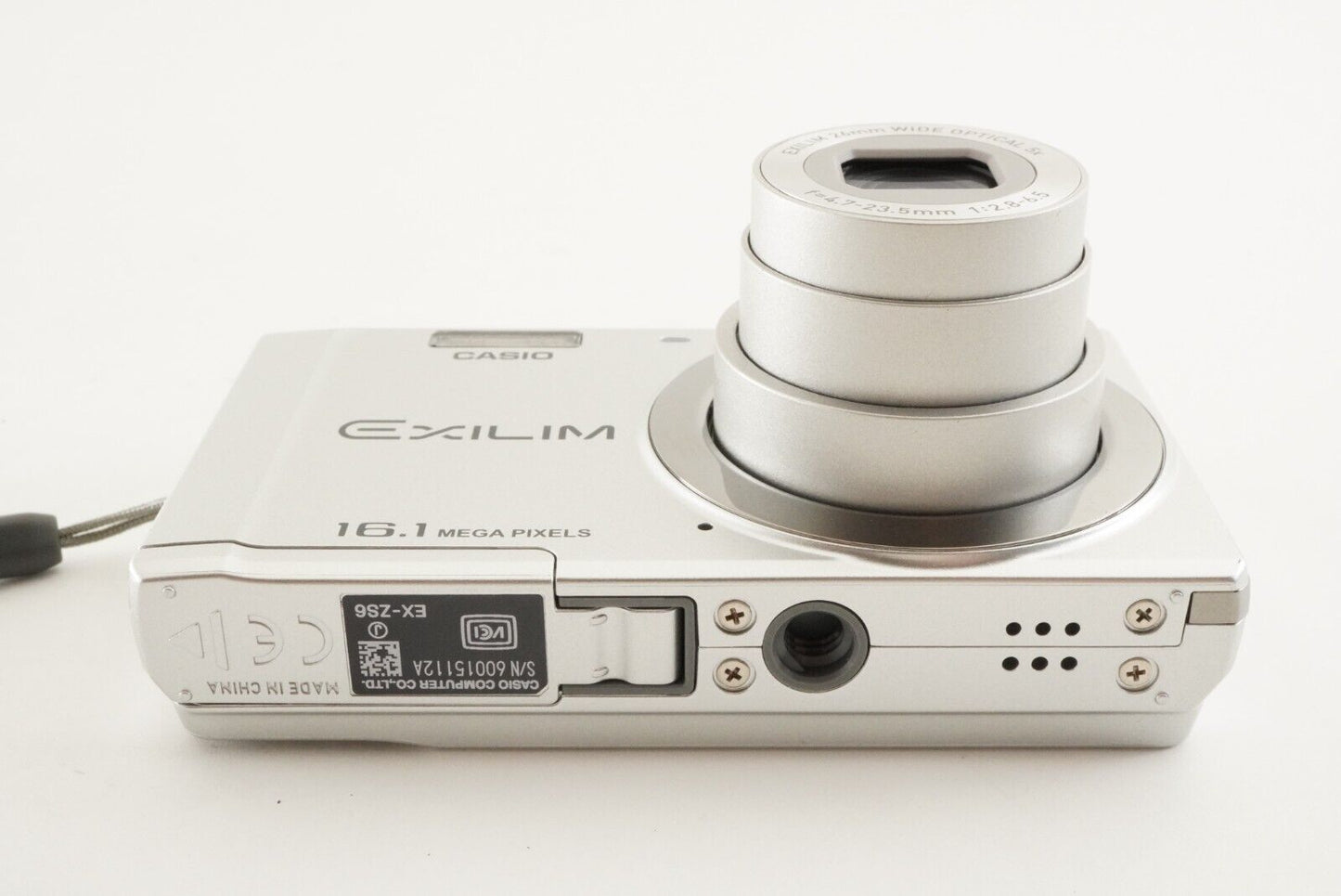 CASIO EX-ZS6 Silver In Box With 4GB SDHC Card Digital Camera from Japan #1502