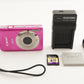 Canon IXY 210F Pink With 4GB SDHC Card Compact Digital Camera from Japan #1468