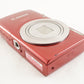 Canon IXY 200 Red With 4GB SDHC Card Compact Digital Camera from Japan #0873