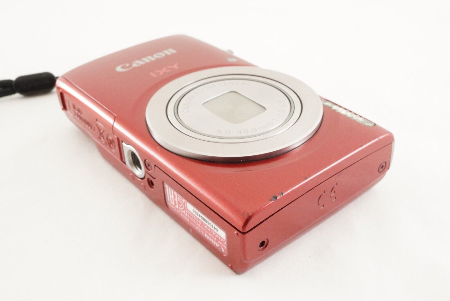 Canon IXY 200 Red With 4GB SDHC Card Compact Digital Camera from Japan #0873