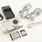 FUJIFILM FinePix F70 EXR Silver In Box With 4GB SDHC Card from Japan #1466