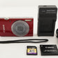 Canon IXY 150 Red With 4GB SDHC Card Digital Camera from Japan #8821