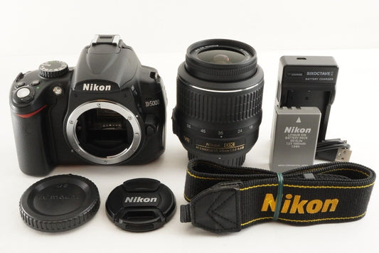 [S/C 1,836] Nikon D5000 + AF-S DX NIKKOR 18-55mm F3.5-5.6 G VR from Japan #1288