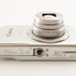 Canon IXY 180 Silver With 4GB SDHC Card from Japan #1616