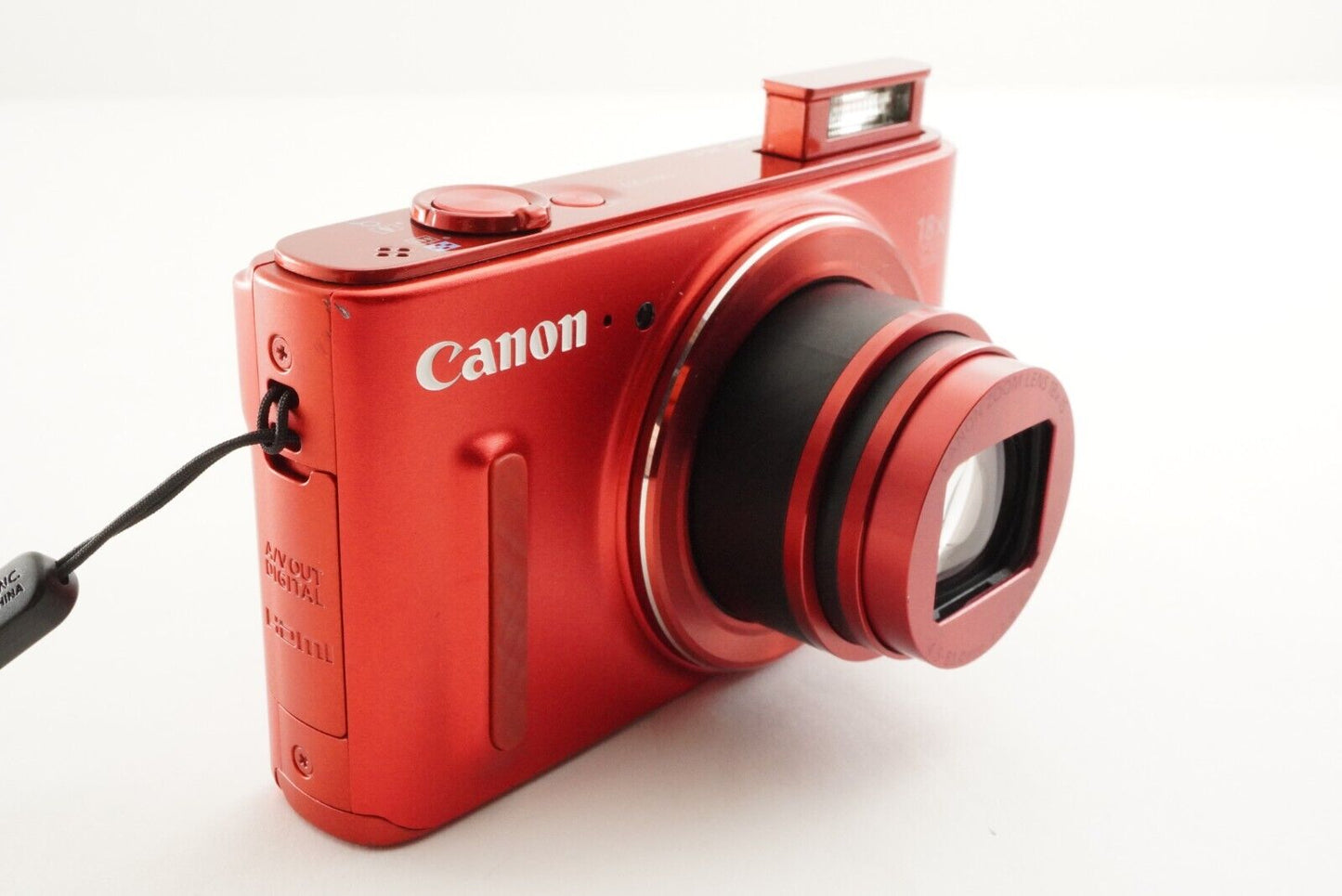 Canon PowerShot SX610 HS Red With 4GB SDHC Card Digital Camera from Japan #1645