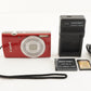 Canon IXY 200 Red With 4GB SDHC Card Compact Digital Camera from Japan #0873