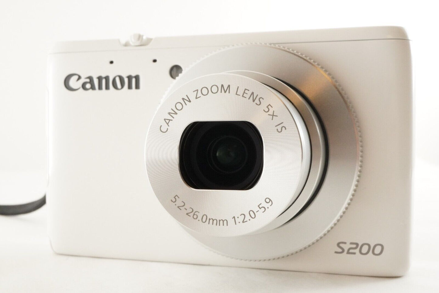 Canon PowerShot S200 White In Box &4GB SDHC Card Digital Camera from Japan #0845