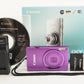 Canon IXY 430F Purple In Box With 4GB SDHC Card Digital Camera from Japan #0706