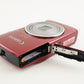 Canon IXY 120 Red With 4GB SDHC Card Compact Digital Camera from Japan #1646