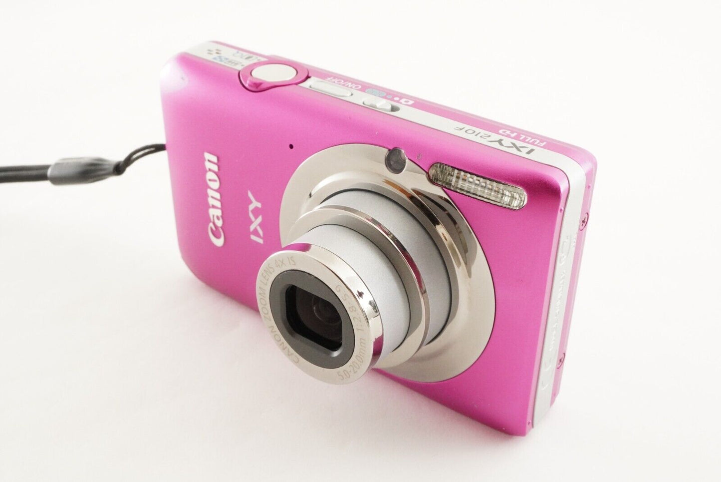 Canon IXY 210F Pink With 4GB SDHC Card Compact Digital Camera from Japan #1468