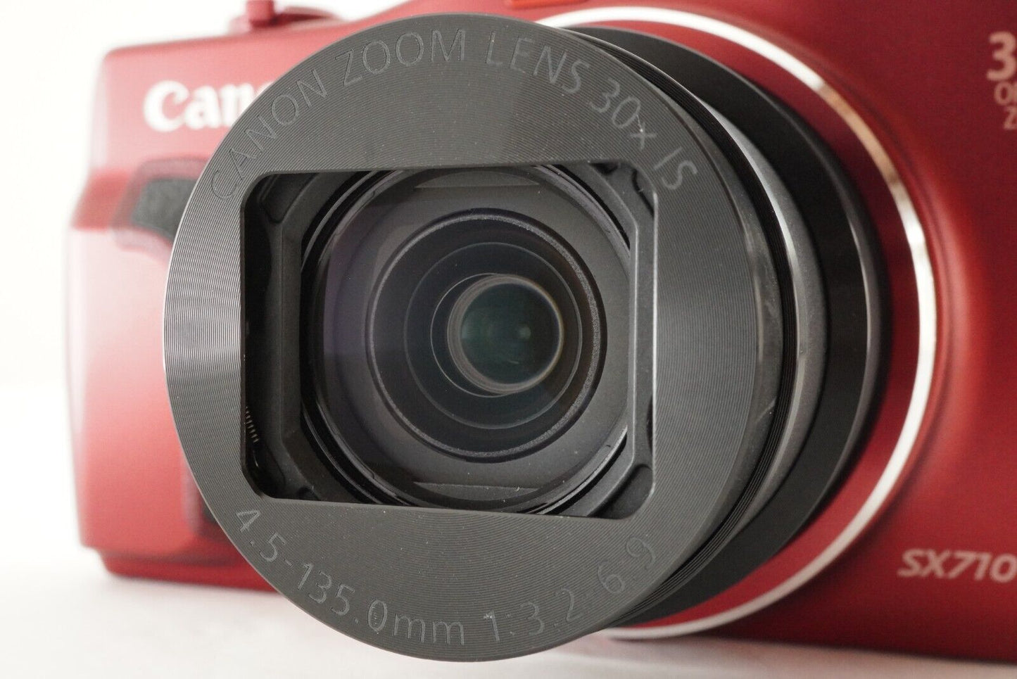 Canon PowerShot SX710 HS Red With 4GB SDHC Card Digital Camera from Japan #1458