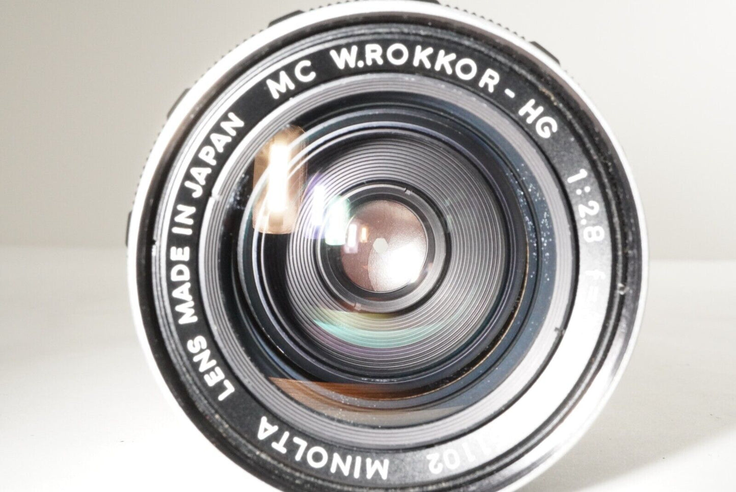 MINOLTA MC W.ROKKOR-HG 35mm F2.8 MF Wide Angle Lens from Japan #9587