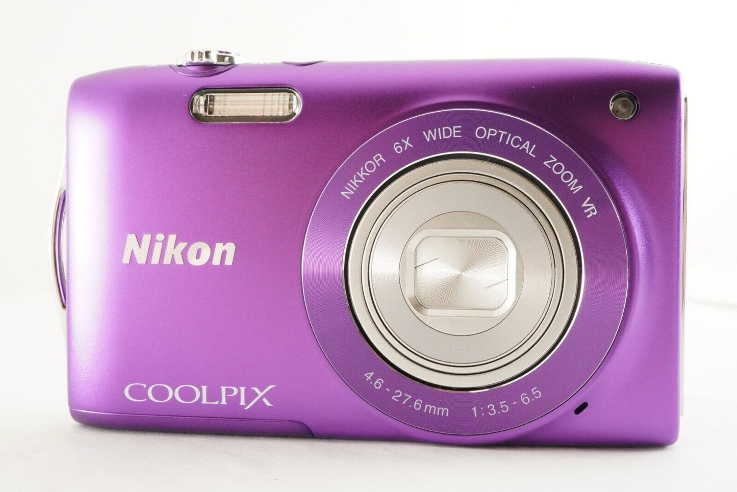 Nikon COOLPIX S3300 Purple With 4GB SDHC Card Digital Camera from Japan #0737