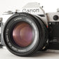 Canon AE-1 + New FD 50mm F1.4 SLR 35mm Film Camera from Japan #9767