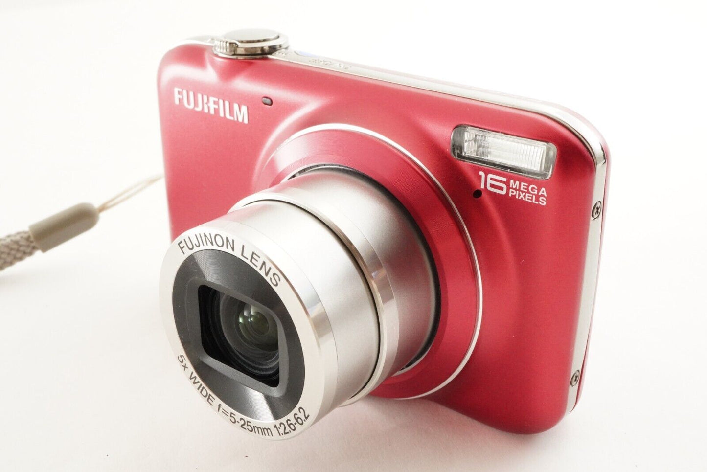 FUJIFILM FINEPIX JX400 Red In Box &4GB SDHC Card Digital Camera from Japan #1301