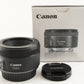 Canon EF 50mm F1.8 STM In Box AF Standard Prime Lens from Japan #1517