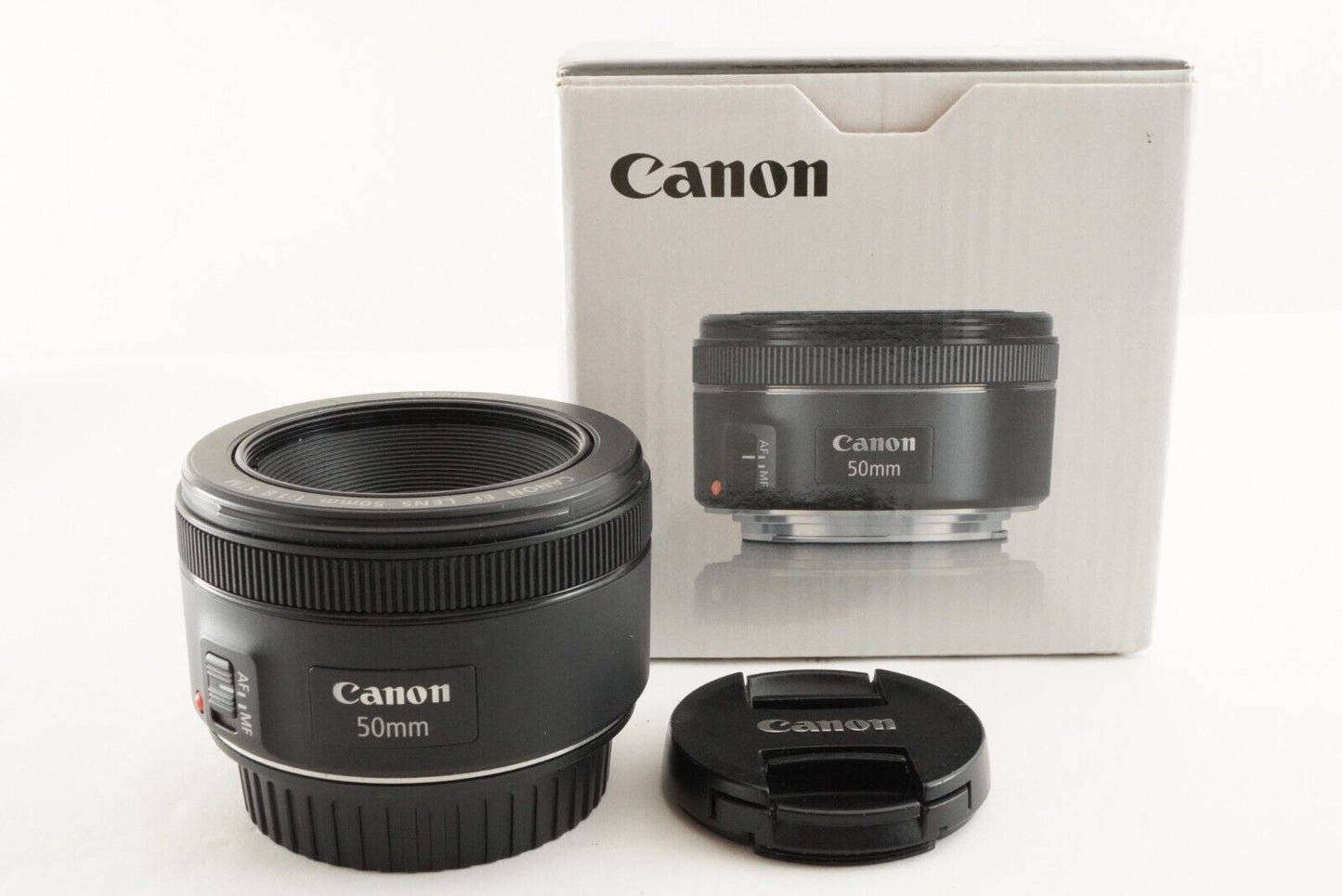 Canon EF 50mm F1.8 STM In Box AF Standard Prime Lens from Japan #1517