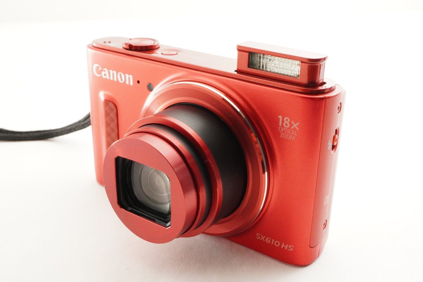 Canon PowerShot SX610 HS Red With 4GB SDHC Card Digital Camera from Japan #1645