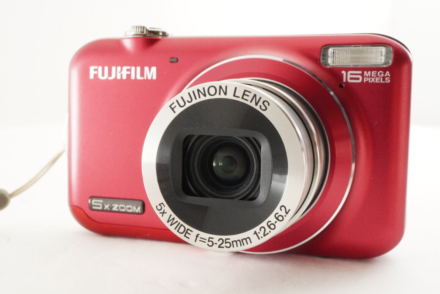 FUJIFILM FINEPIX JX400 Red In Box &4GB SDHC Card Digital Camera from Japan #1301