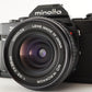 minolta X-7 Black + MD.W.ROKKOR 28mm F3.5 SLR 35mm Film Camera from Japan #9575