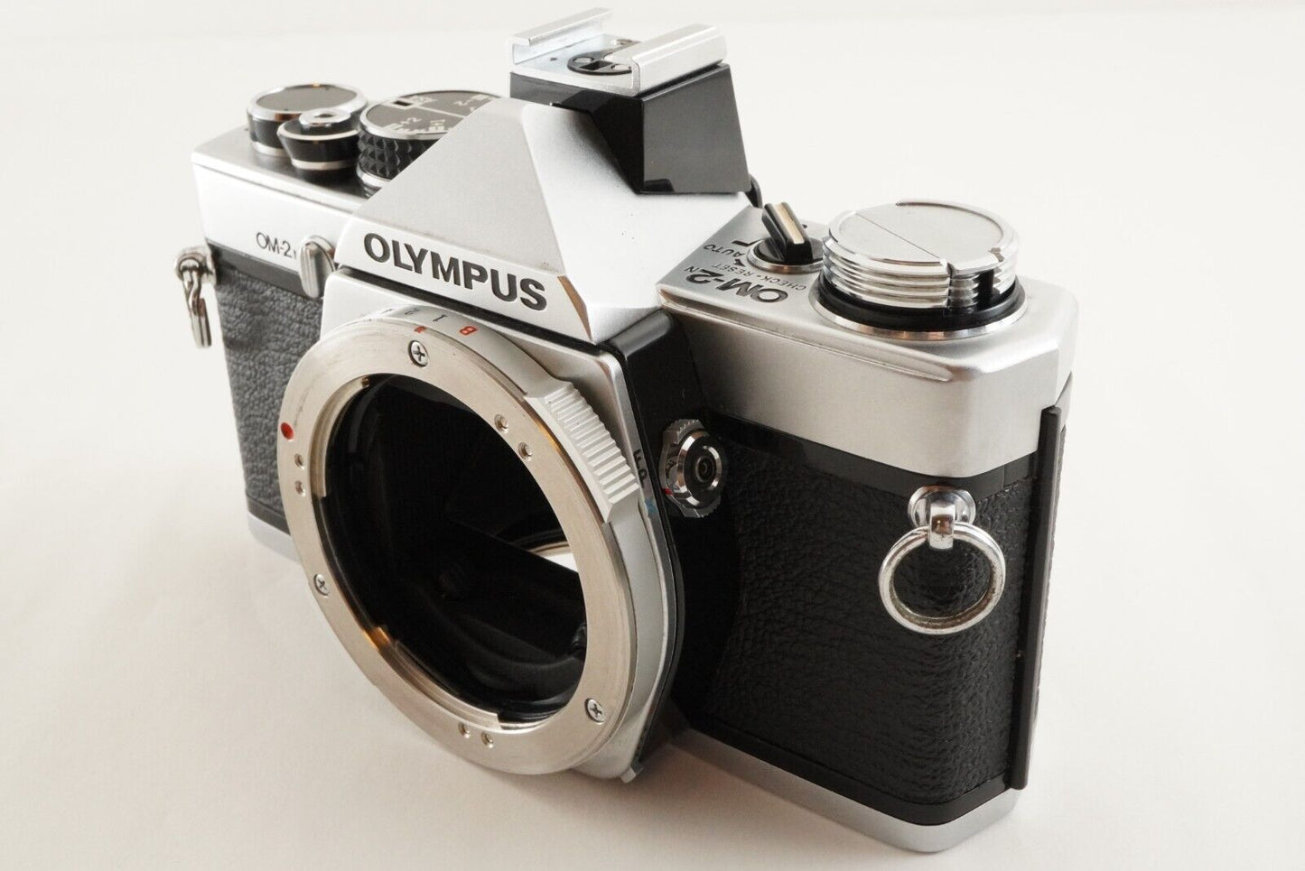 OLYMPUS OM-2N + OM-SYSTEM ZUIKO AUTO-S 50mm F1.8 Film Camera from Japan #8833