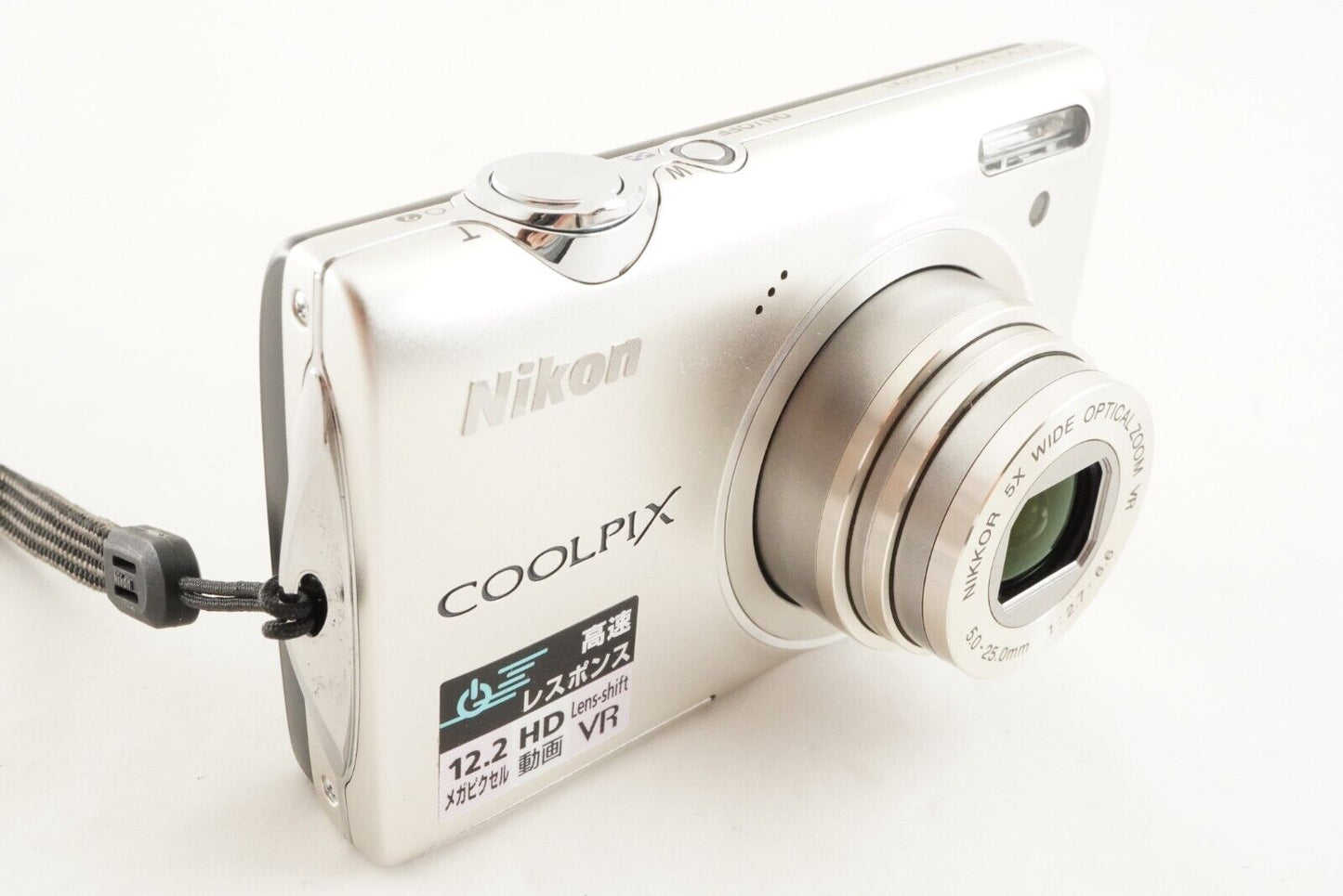 Nikon COOLPIX S5100 Silver InBox & 4GB SDHC Card Digital Camera from Japan #0306