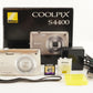 Nikon COOLPIX S4400 Silver In Box &4GB SDHC Card Digital Camera from Japan #1494