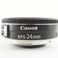 Canon EF-S 24mm F2.8 STM In Box AF Wide Angle Lens from Japan #1655