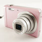 CASIO EX-ZS5 Pink With 4GB SDHC Card Compact Digital Camera from Japan #1545