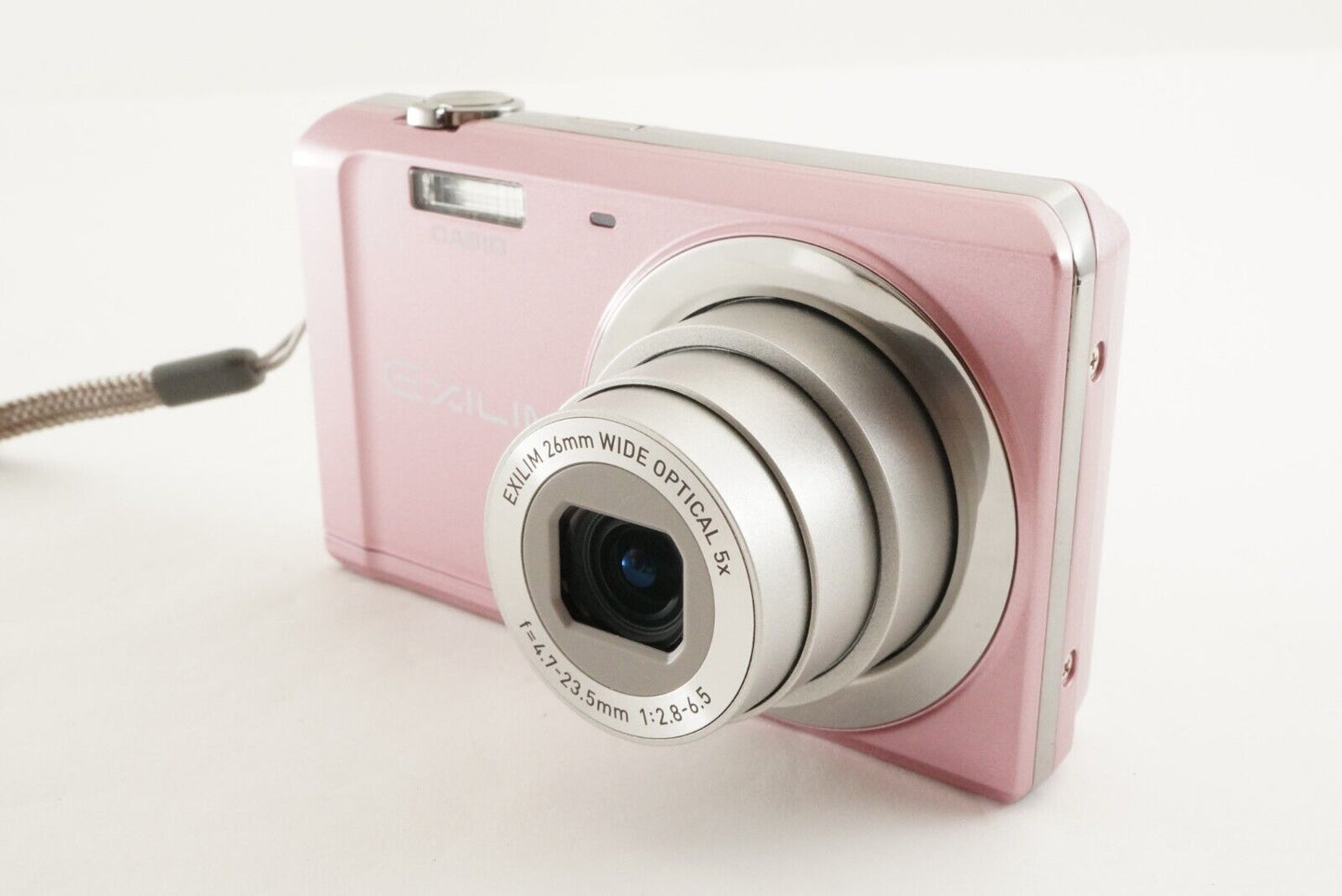 CASIO EX-ZS5 Pink With 4GB SDHC Card Compact Digital Camera from Japan #1545