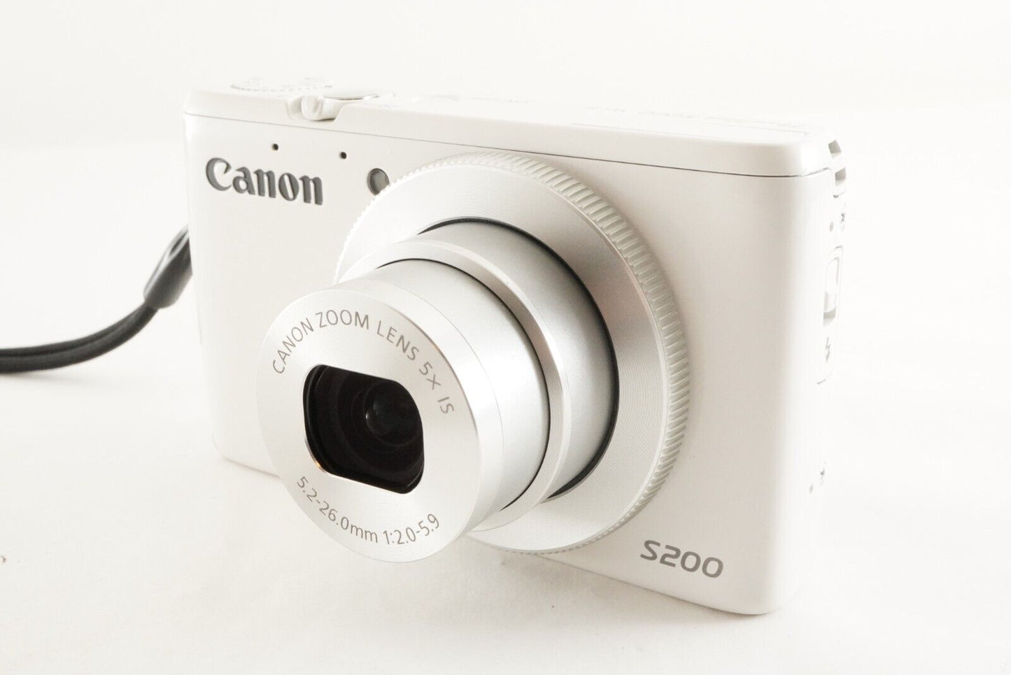 Canon PowerShot S200 White In Box &4GB SDHC Card Digital Camera from Japan #0845