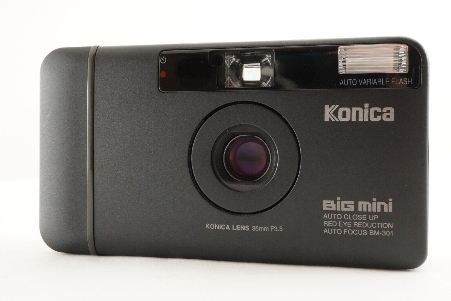 Konica BiG mini BM-301 Black Point & Shoot Film Camera from Japan #1298