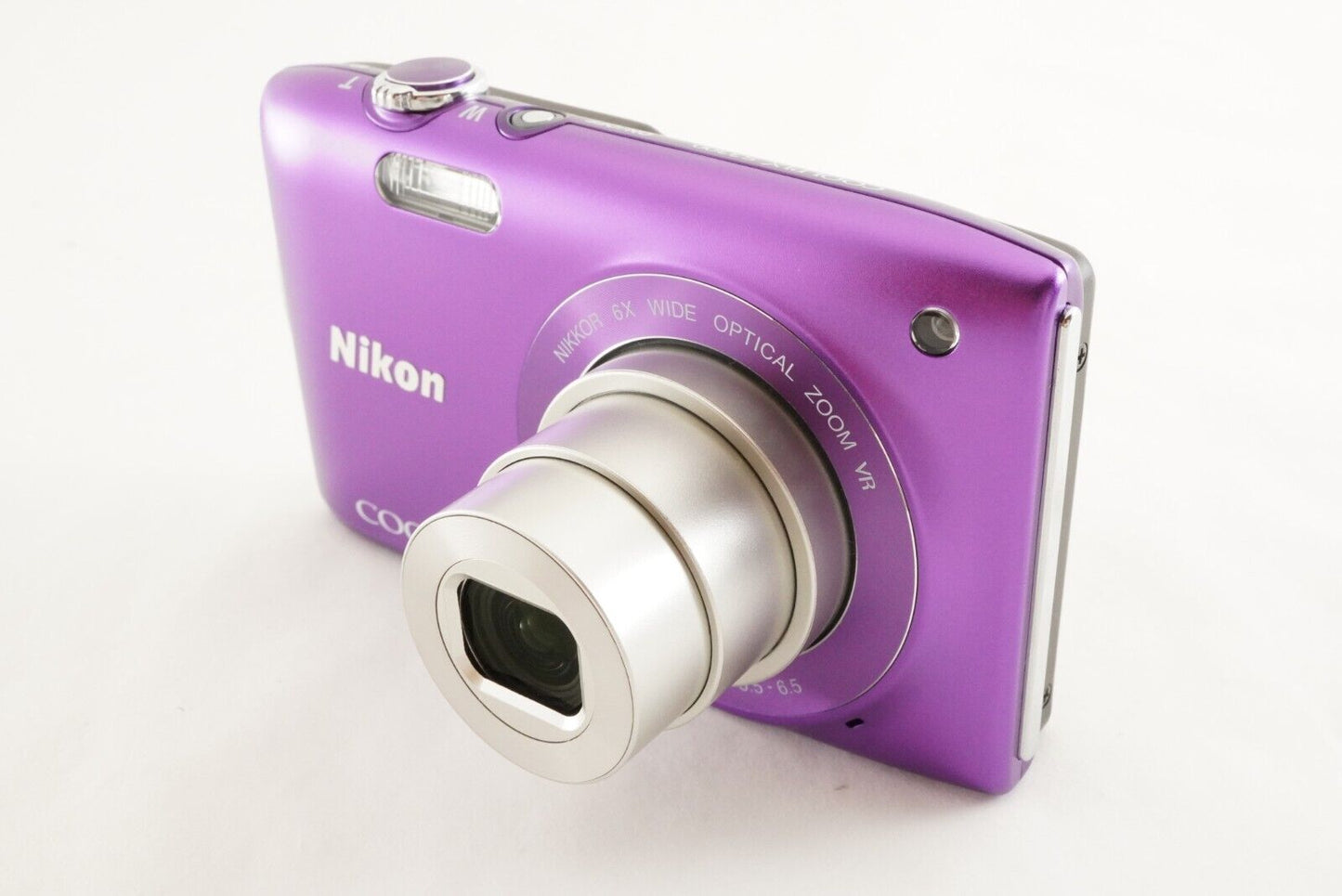 Nikon COOLPIX S3300 Purple With 4GB SDHC Card Digital Camera from Japan #0737