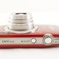 Canon IXY 200 Red With 4GB SDHC Card Compact Digital Camera from Japan #0873