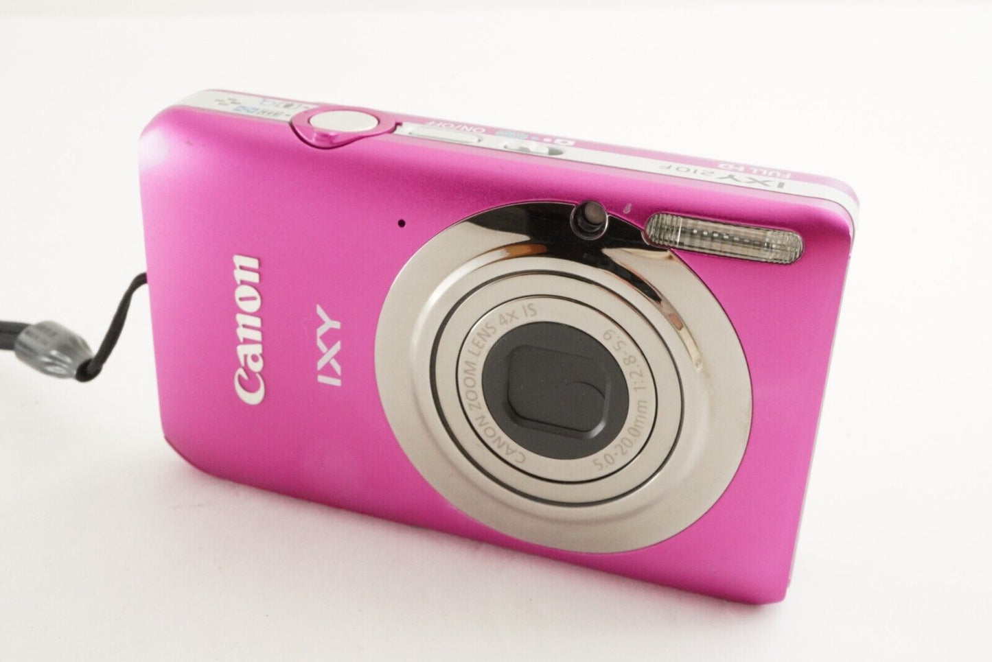 Canon IXY 210F Pink With 4GB SDHC Card Compact Digital Camera from Japan #1468