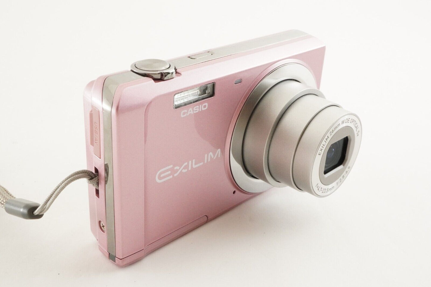 CASIO EX-ZS5 Pink With 4GB SDHC Card Compact Digital Camera from Japan #1545